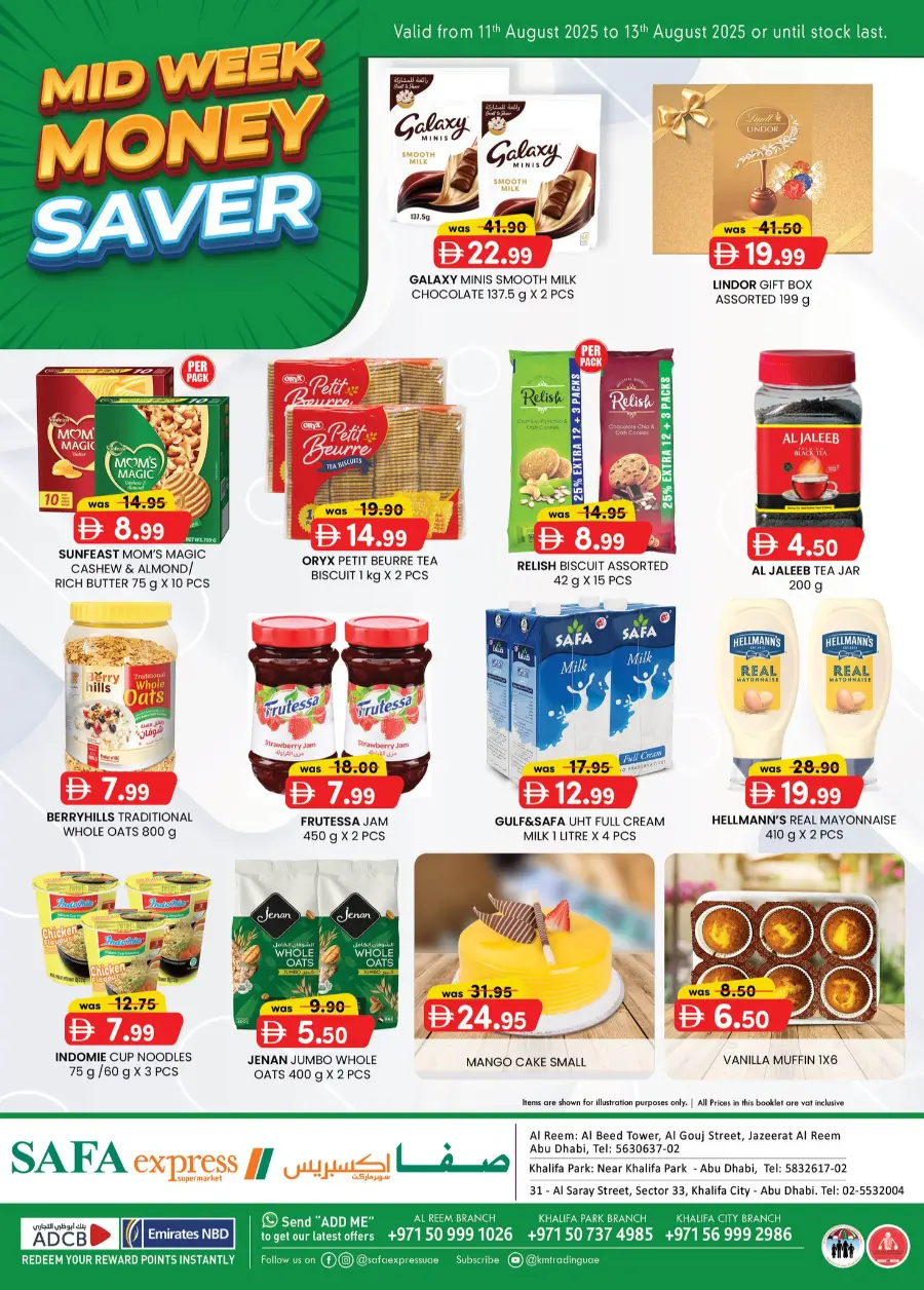 Mid Week Money Saver In SAFA Express Supermarket Abu Dhabi