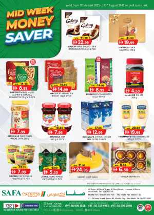 Mid Week Money Saver In SAFA Express Supermarket Abu Dhabi