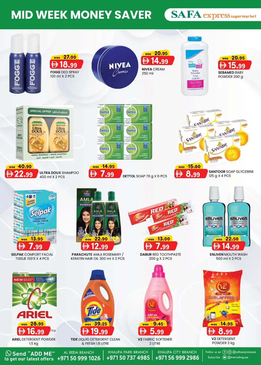 Mid Week Money Saver In SAFA Express Supermarket Abu Dhabi
