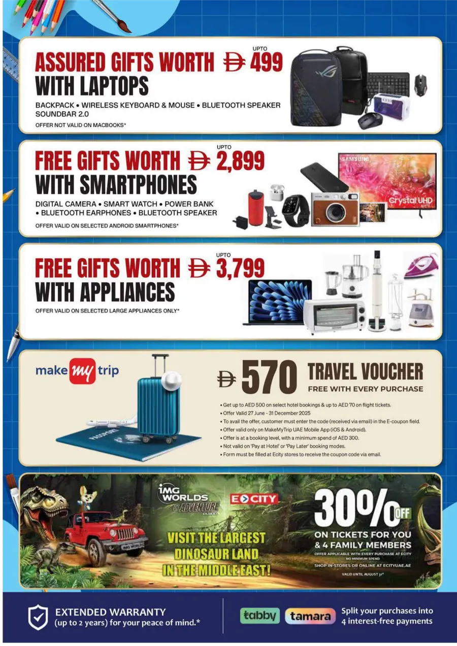 Biggest Back-to-School Sale – Save Up to 70% In Ecity Electronics Sharjah / Ajman
