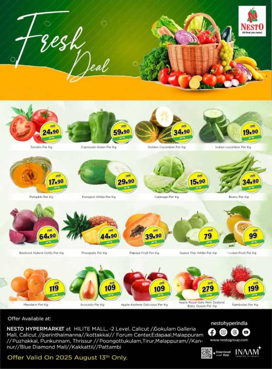 Fresh Deal In Nesto Hypermarket Malappuram