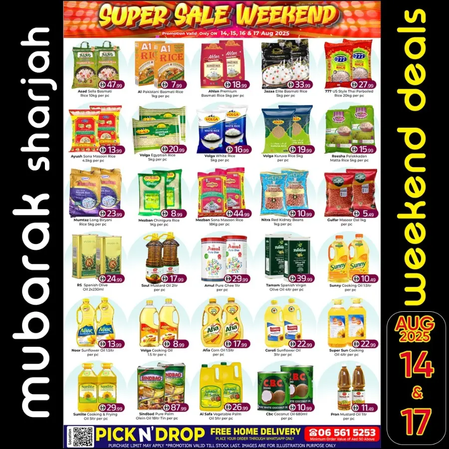 Weekend super sale In Mubarak Hypermarket Sharjah / Ajman