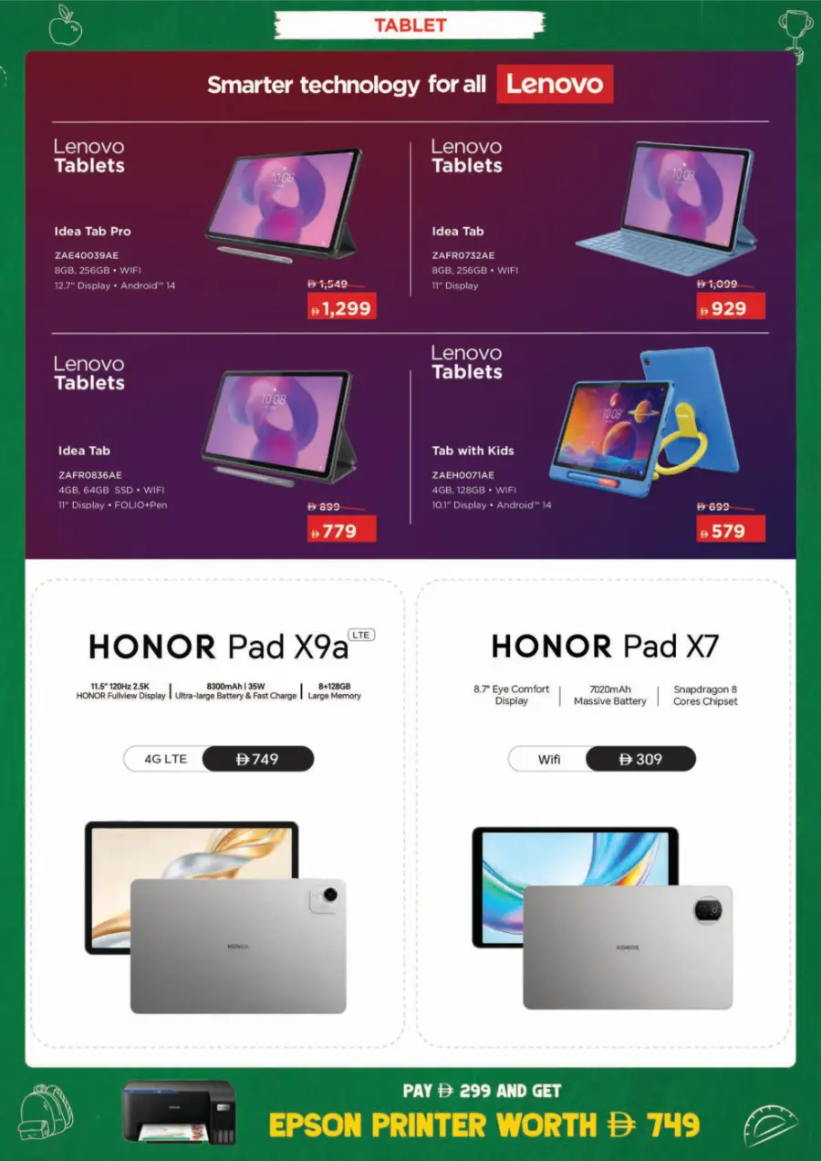 Top Electronics & Gadgets – Back-to-School Deals In EROS Dubai
