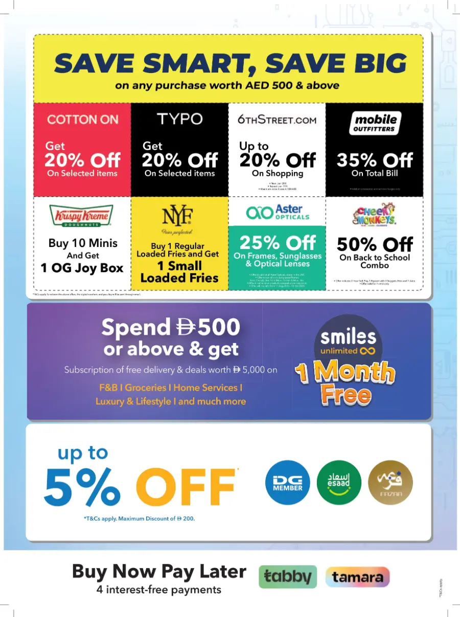 Back-to-School Promotion – Electronics & Gadgets In Sharaf DG Sharjah / Ajman