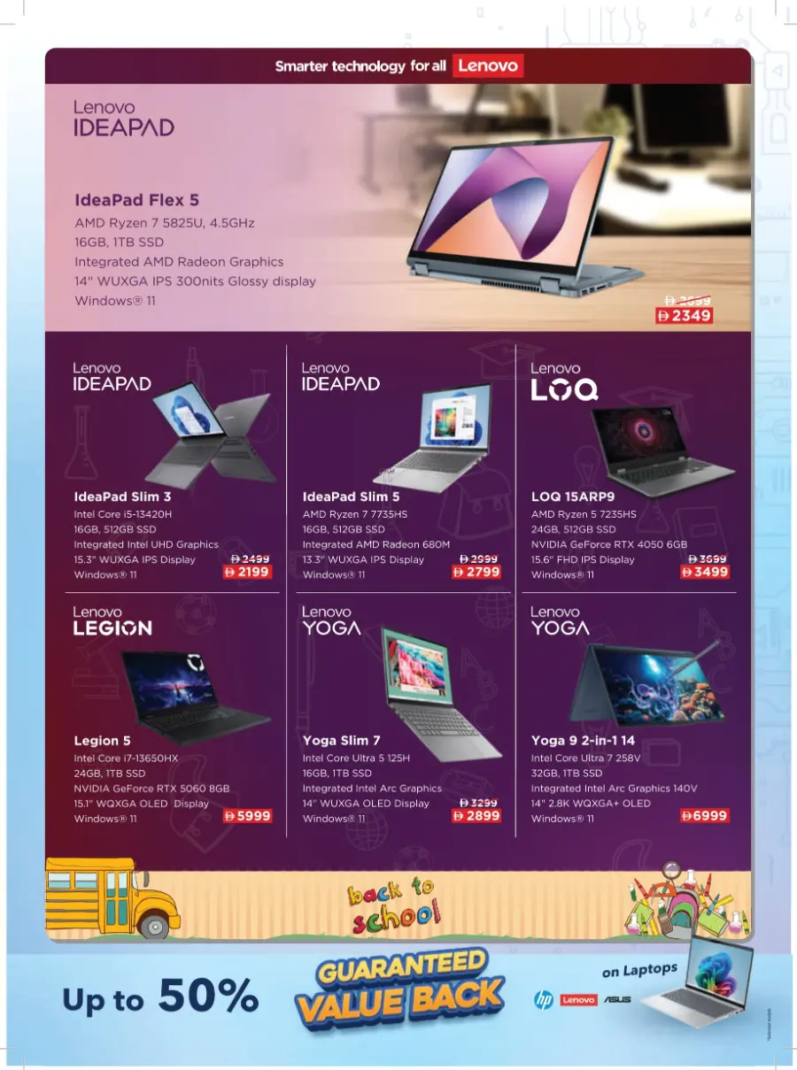 Back-to-School Promotion – Electronics & Gadgets In Sharaf DG Sharjah / Ajman