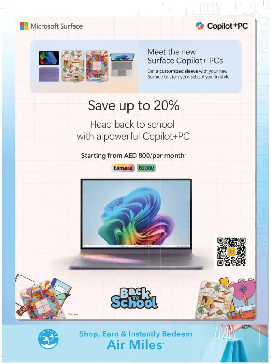 Back-to-School Promotion – Electronics & Gadgets In Sharaf DG Sharjah / Ajman