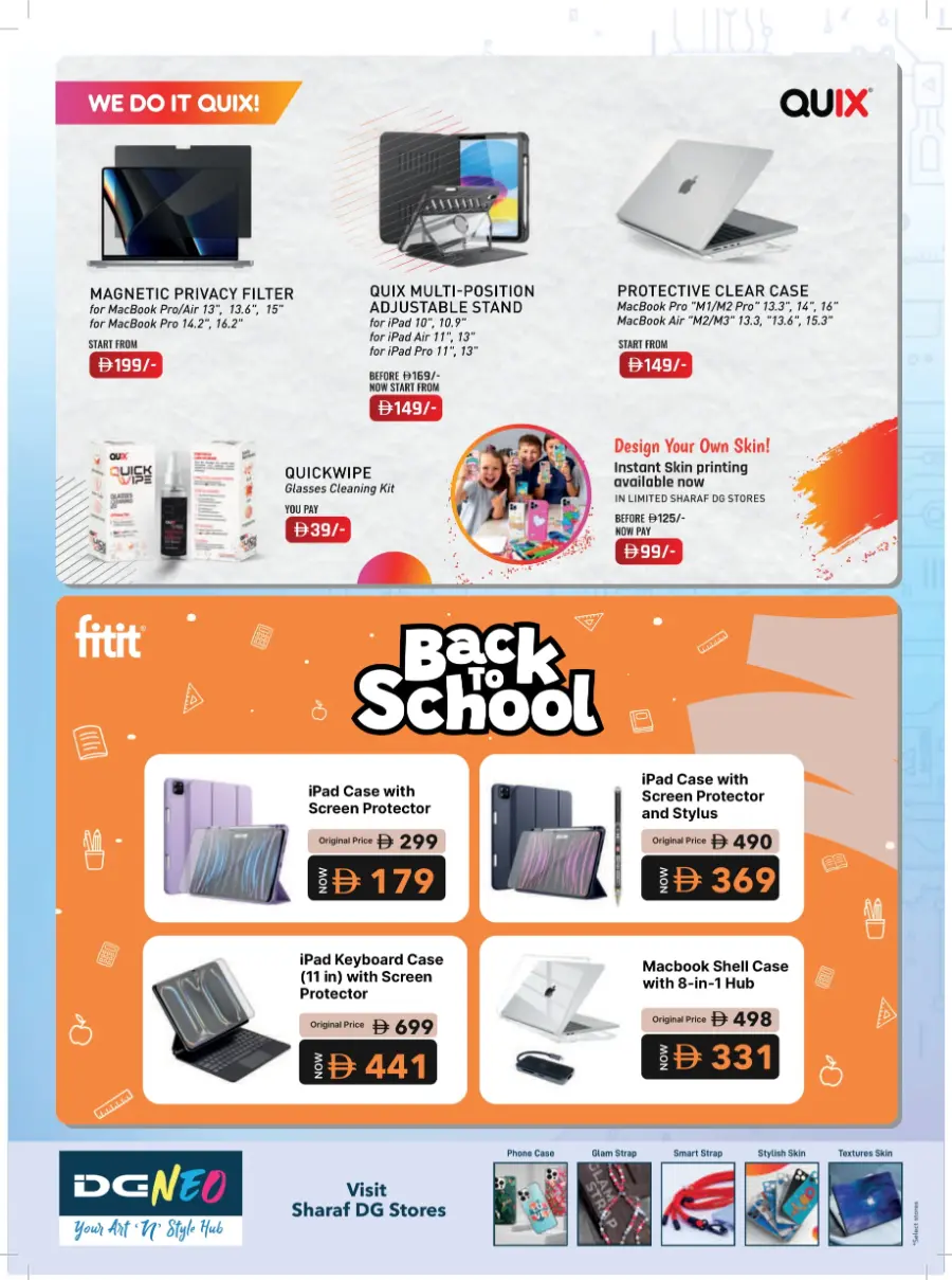 Back-to-School Promotion – Electronics & Gadgets In Sharaf DG Sharjah / Ajman