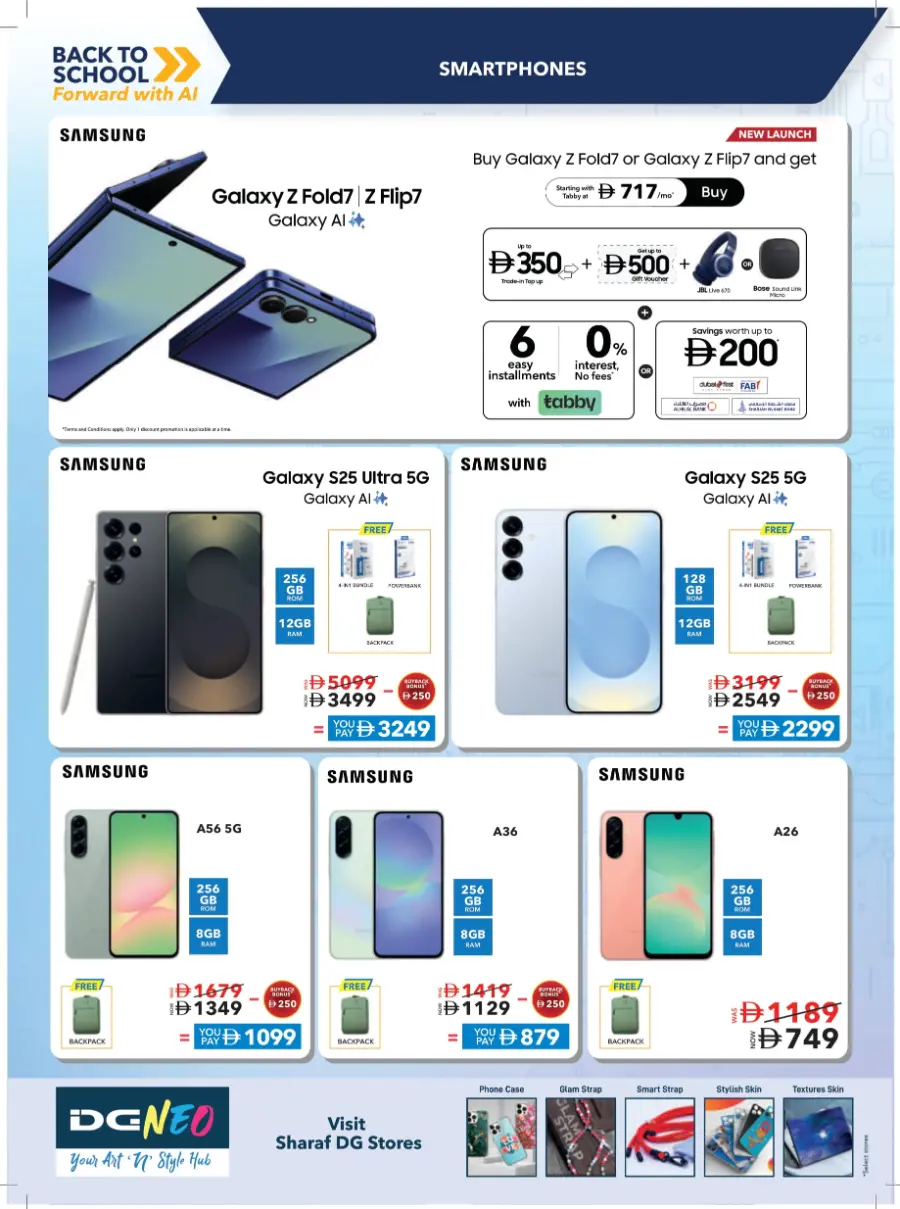 Back-to-School Promotion – Electronics & Gadgets In Sharaf DG Sharjah / Ajman