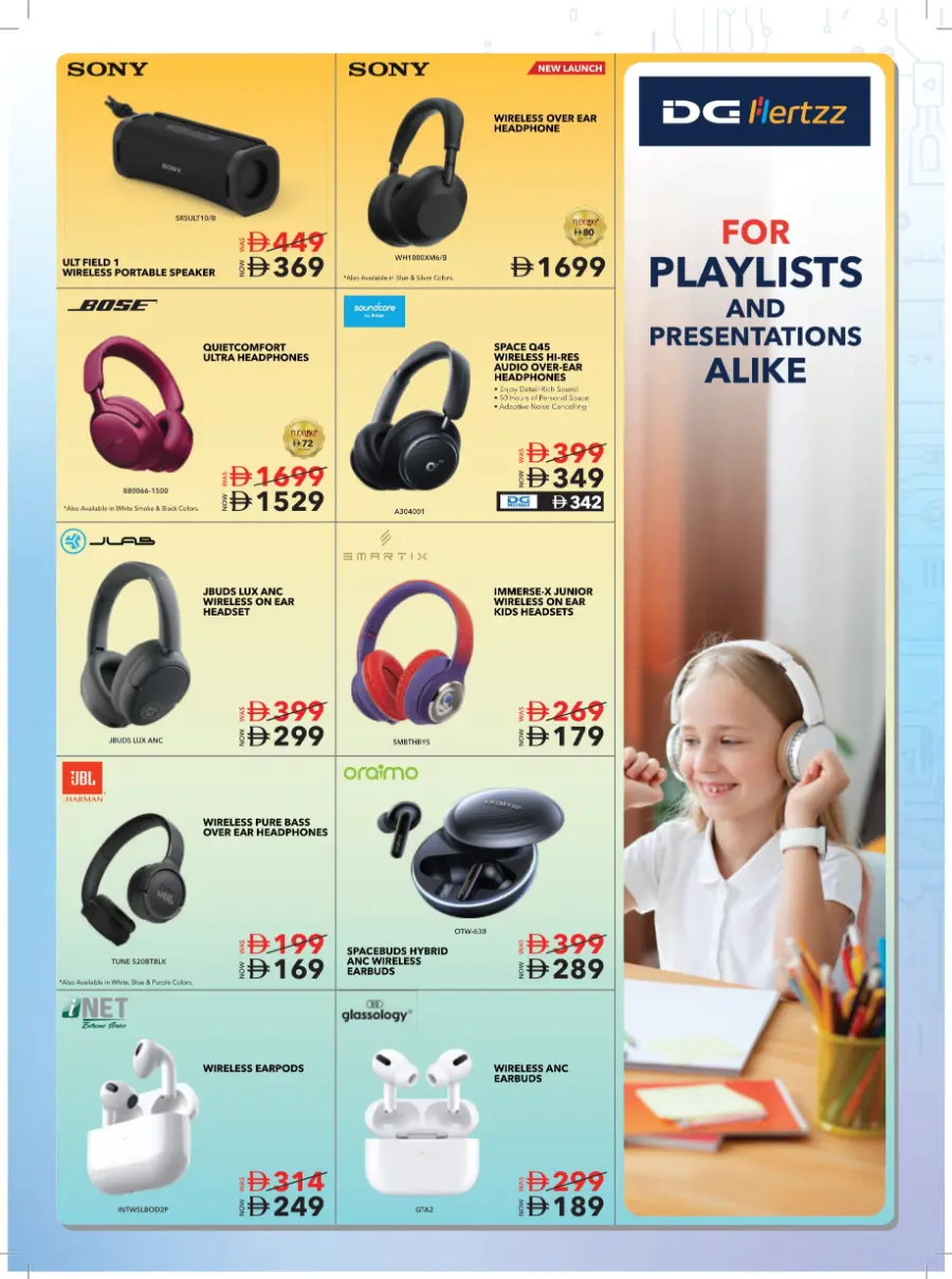 Back-to-School Promotion – Electronics & Gadgets In Sharaf DG Sharjah / Ajman