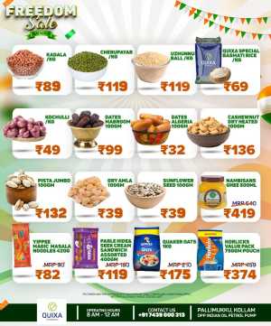 Freedom sale In QUIXA Hypermart Kollam