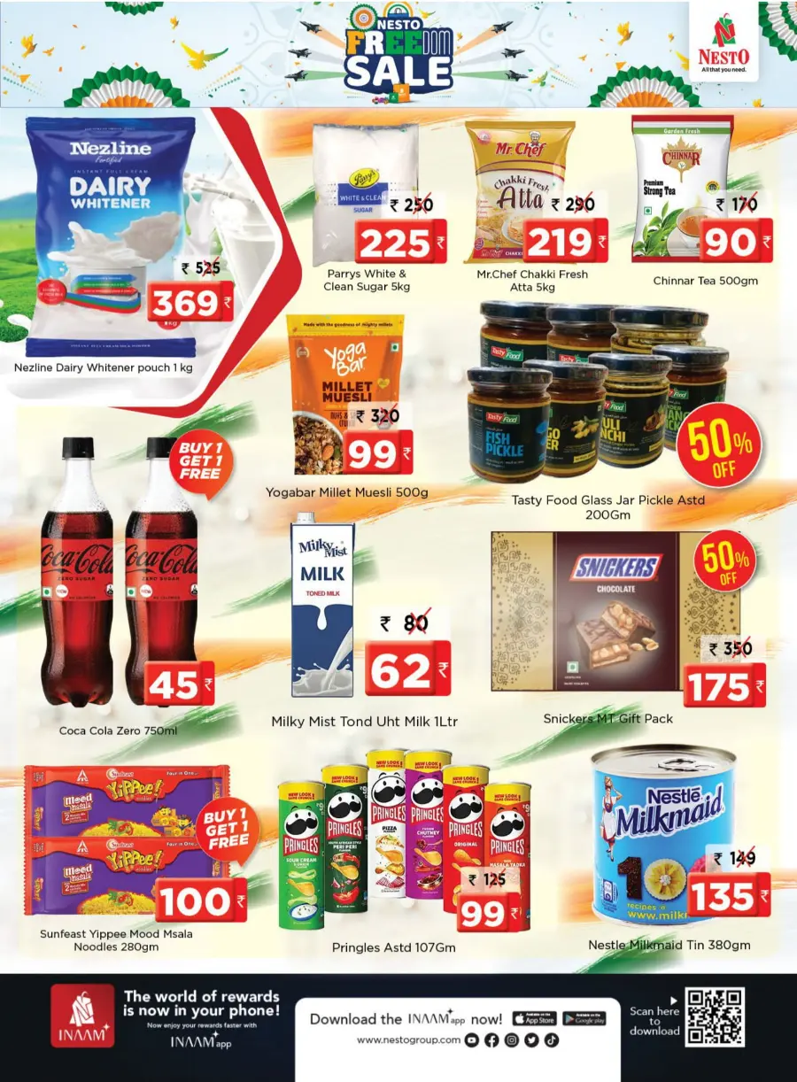 Great Freedom Sale – Top Mega Offers, Limited Time In Nesto Hypermarket Malappuram