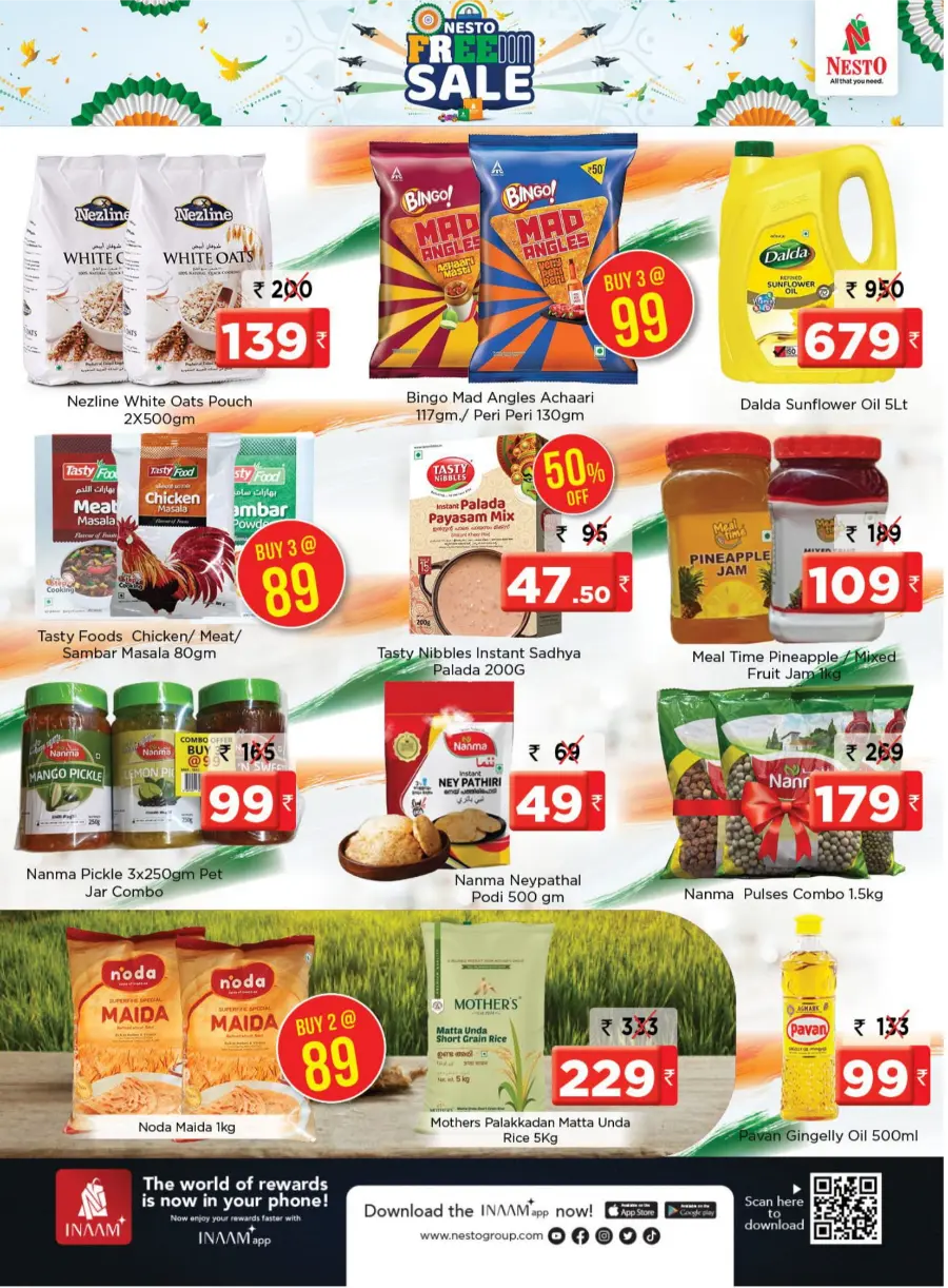 Great Freedom Sale – Top Mega Offers, Limited Time In Nesto Hypermarket Malappuram