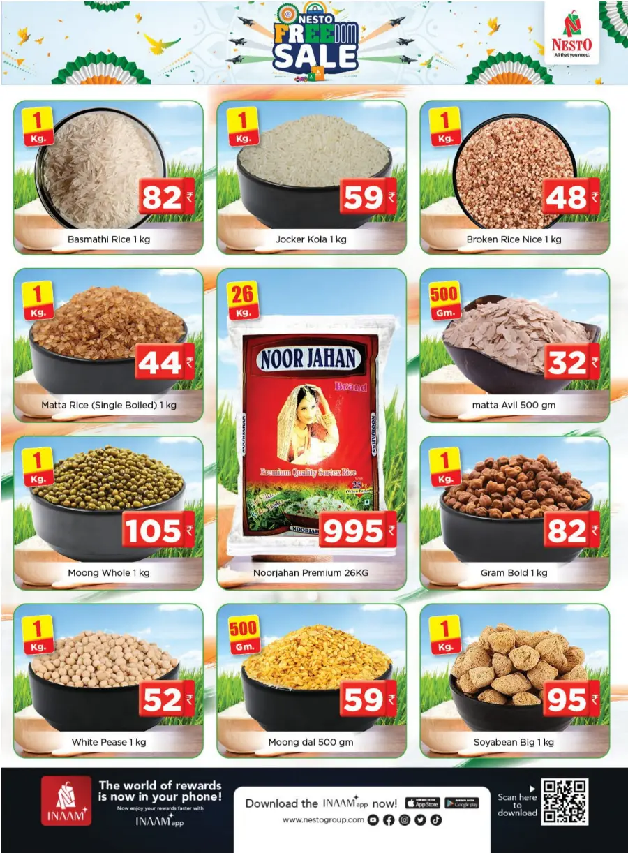 Great Freedom Sale – Top Mega Offers, Limited Time In Nesto Hypermarket Malappuram