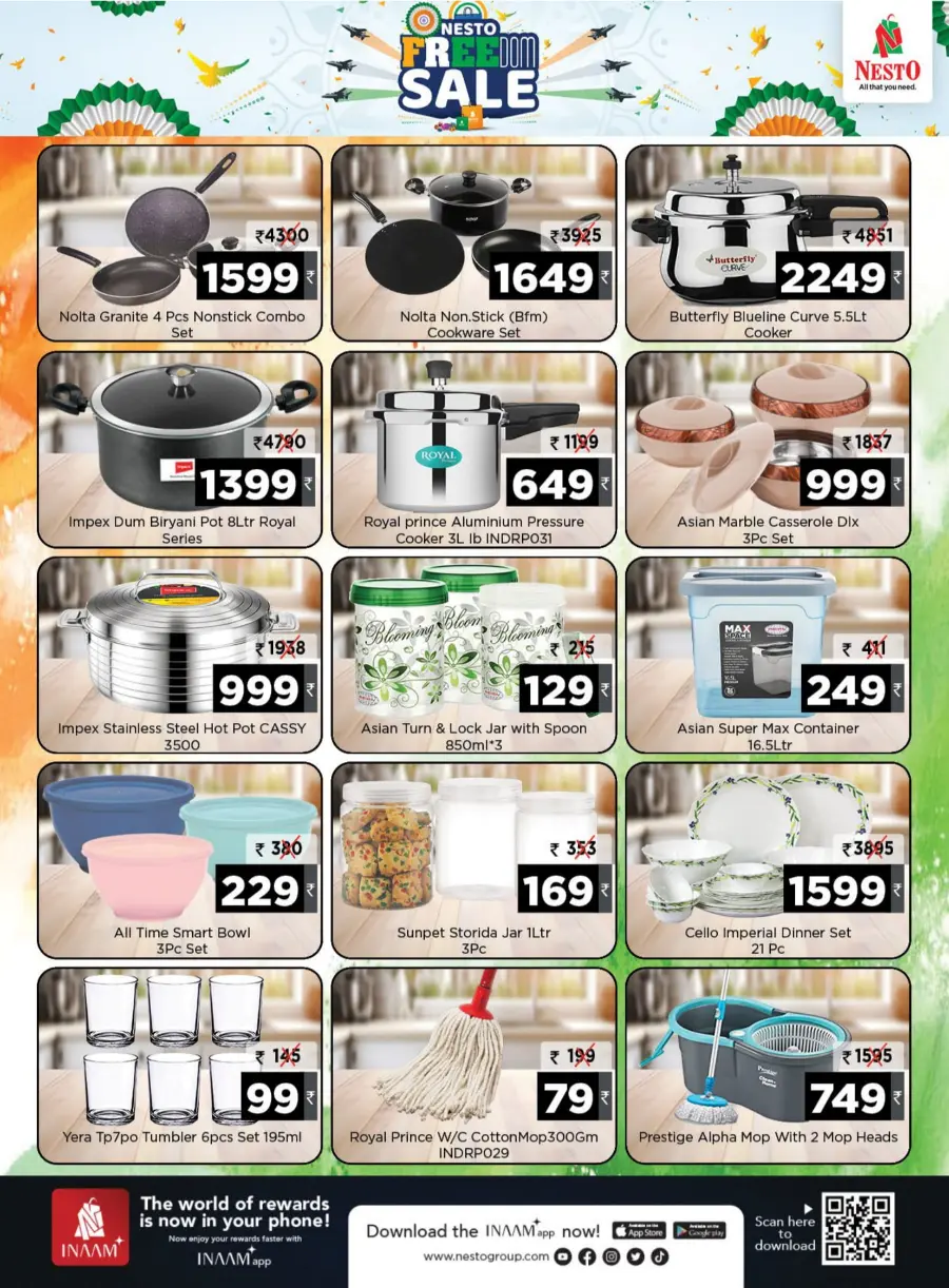 Great Freedom Sale – Top Mega Offers, Limited Time In Nesto Hypermarket Malappuram