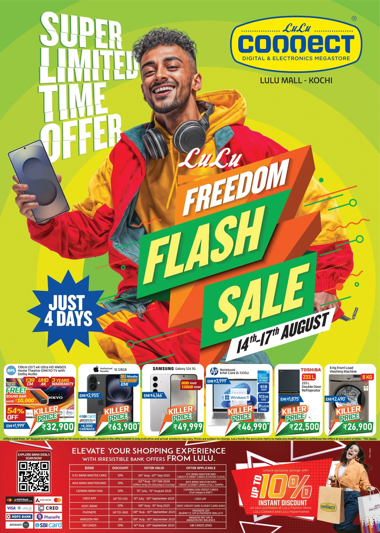 Freedom Flash Sale – Just 4 Days In Lulu Hypermarket Ernakulam