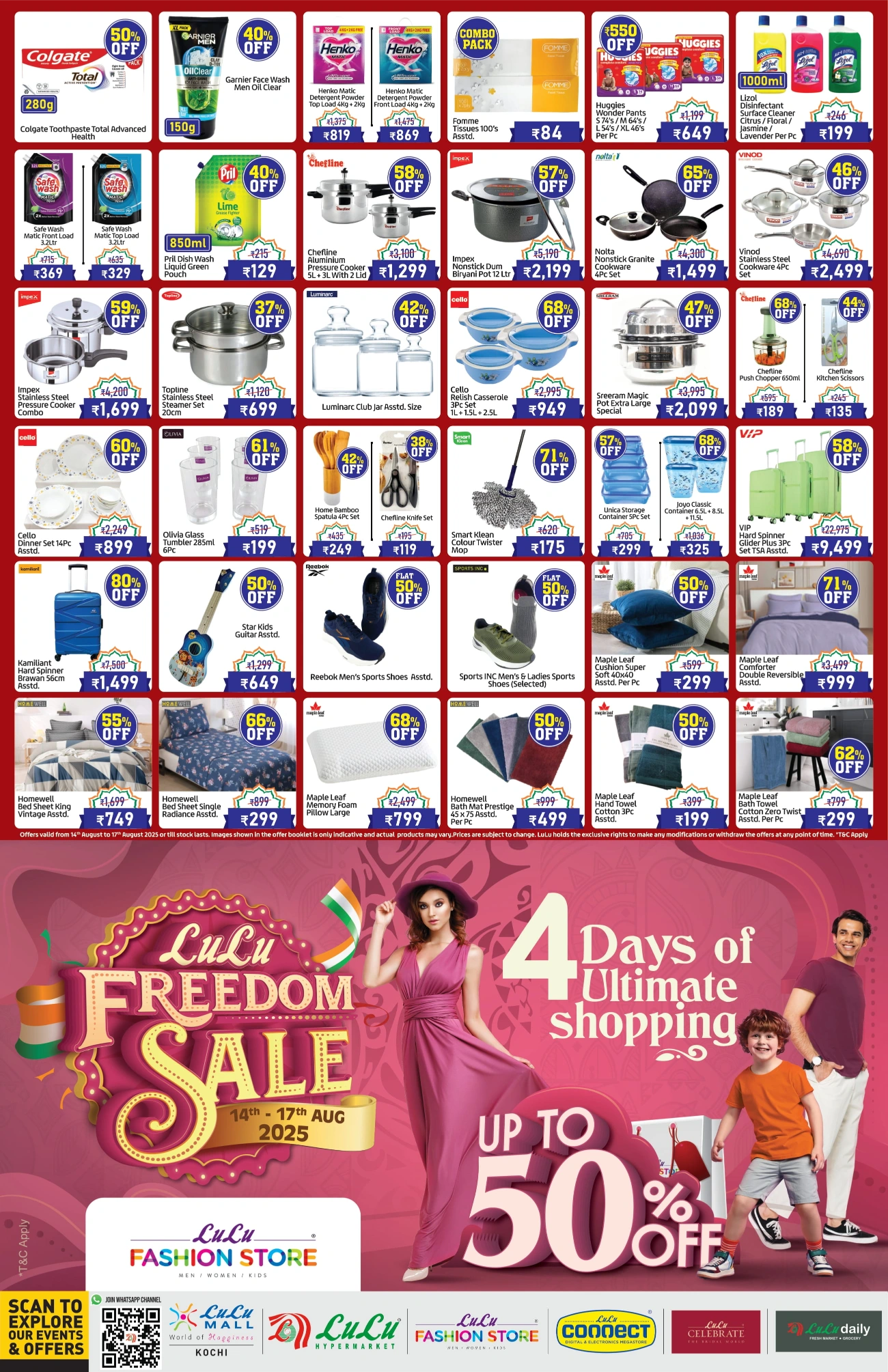 Freedom Flash Sale – Just 4 Days In Lulu Hypermarket Ernakulam