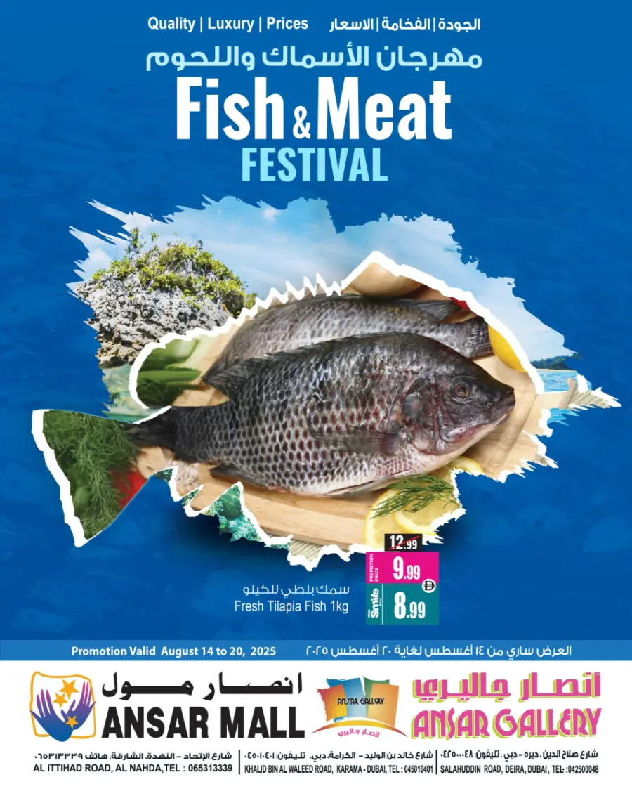 Fish and meat festival In Ansar Gallery Sharjah / Ajman