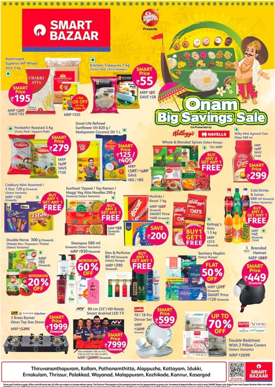 Onam Big Savings Sale – Shop & Save More In Smart Bazaar Wayanad