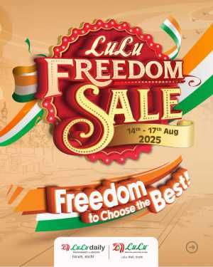 Hurry! Great Freedom Sale – Shop Now In Lulu Hypermarket Ernakulam