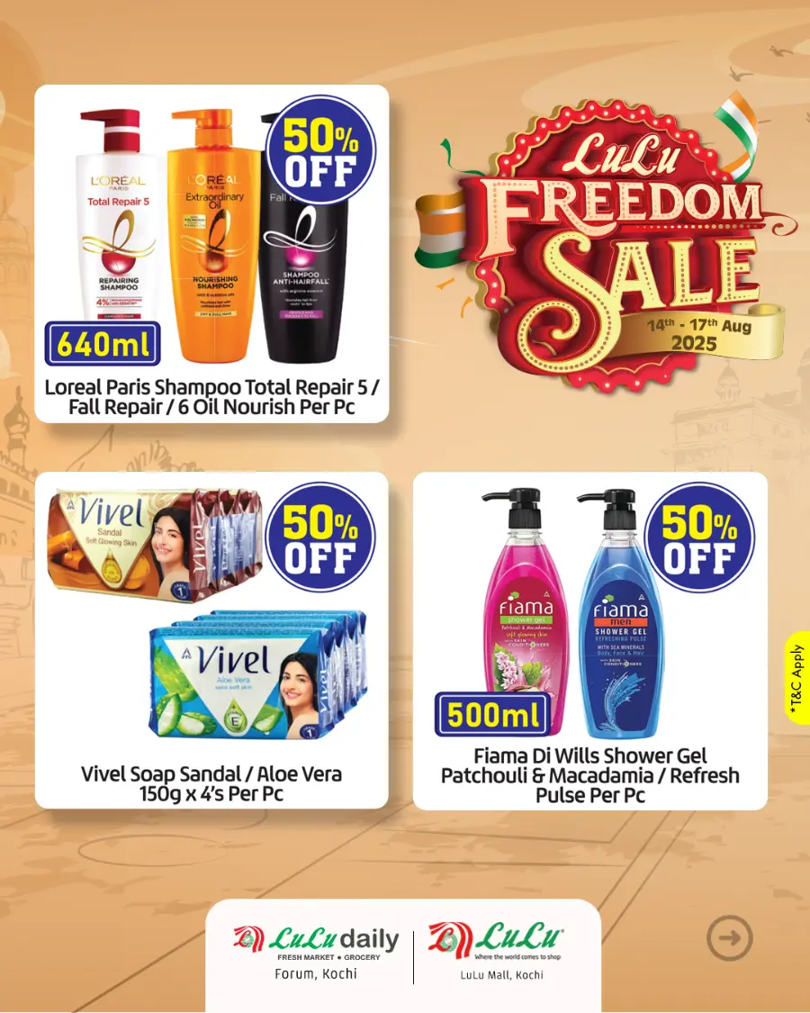 Hurry! Great Freedom Sale – Shop Now In Lulu Hypermarket Ernakulam