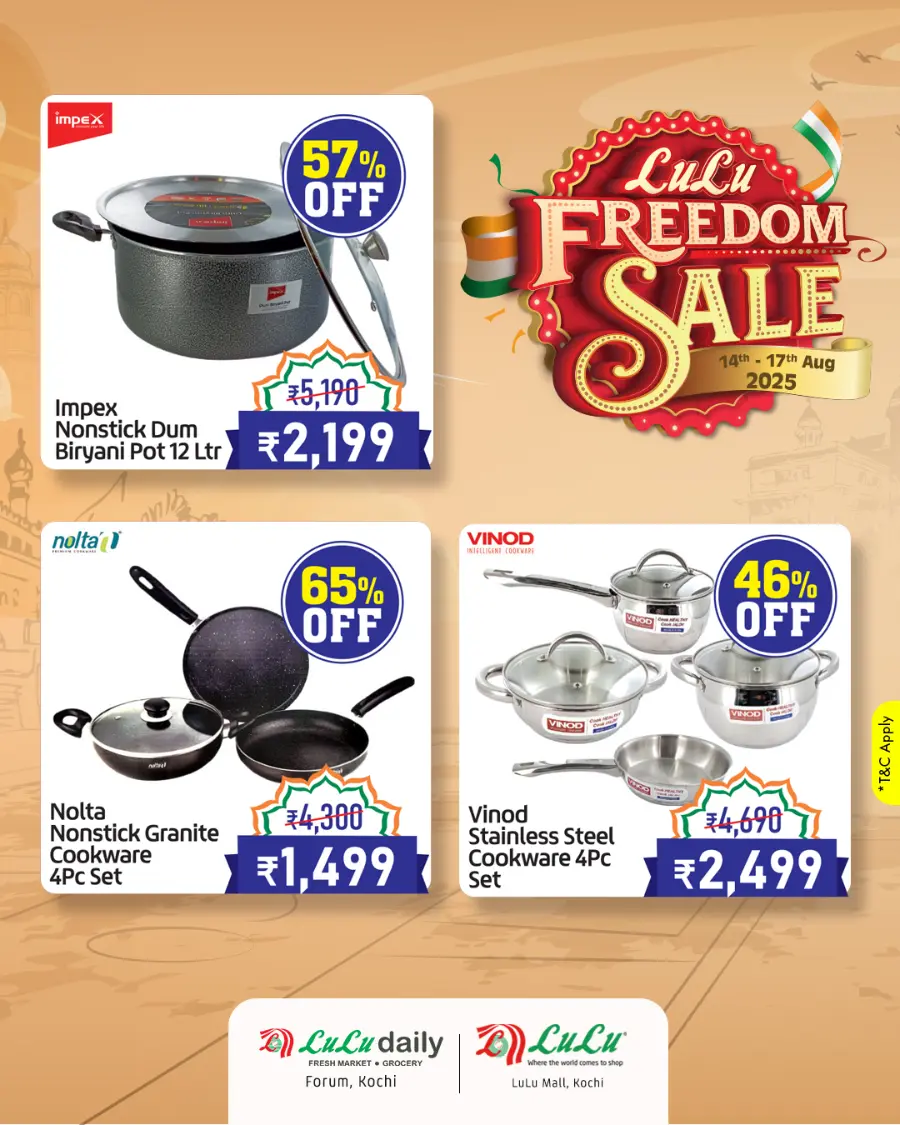 Hurry! Great Freedom Sale – Shop Now In Lulu Hypermarket Ernakulam