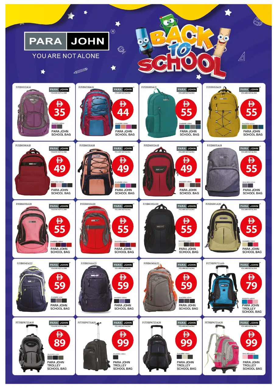 Back to school In Ajman Coop Sharjah / Ajman