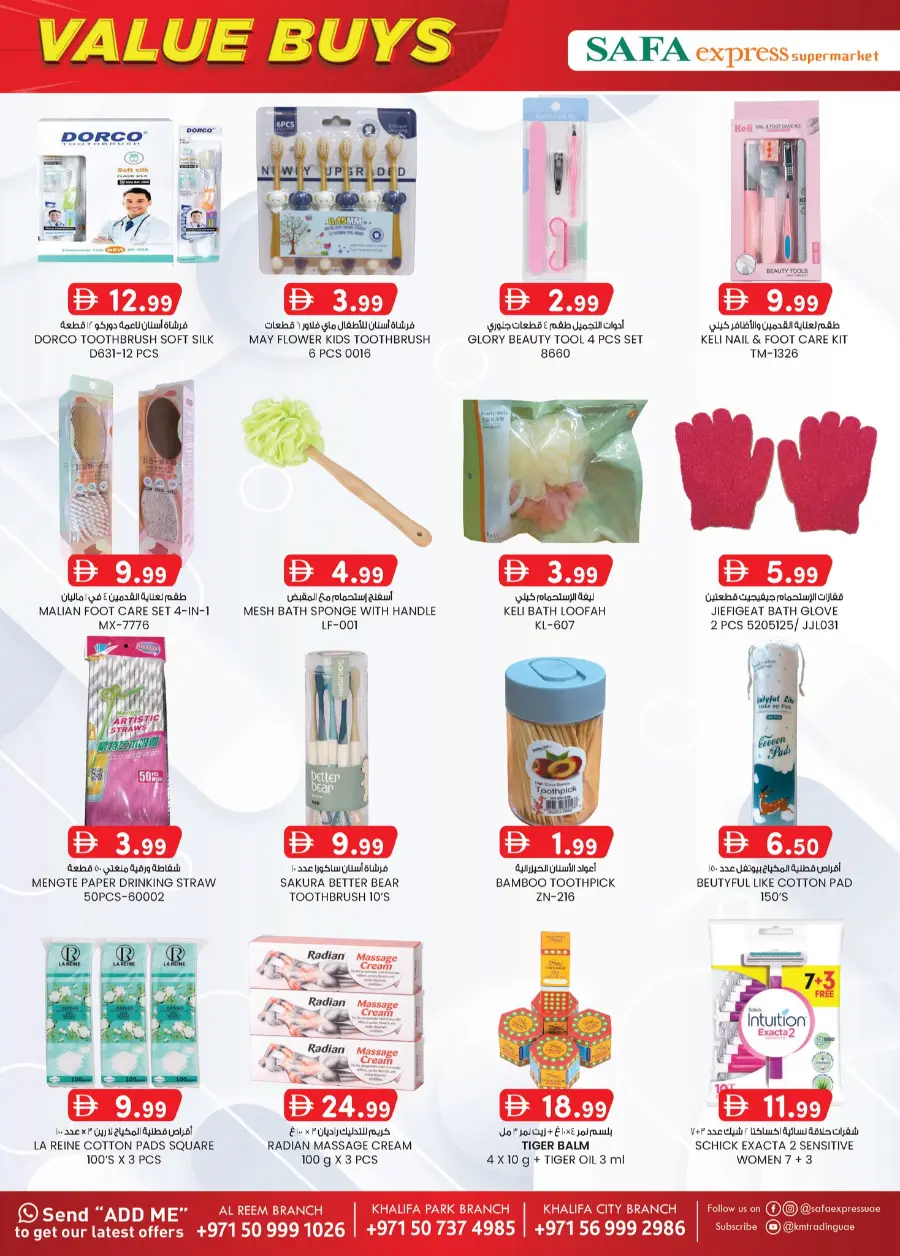 Value Buys – Best Deals for Your Money In SAFA Express Supermarket Abu Dhabi