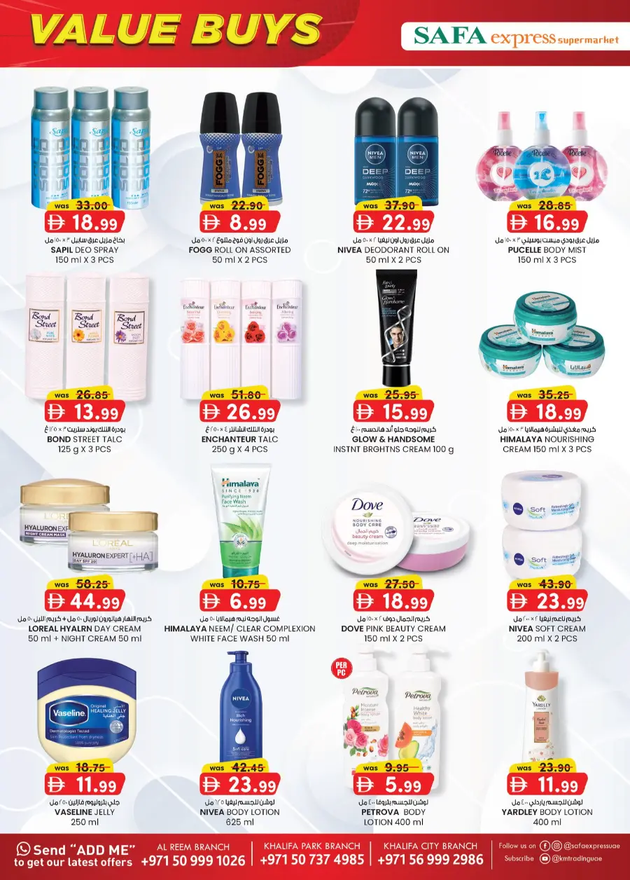 Value Buys – Best Deals for Your Money In SAFA Express Supermarket Abu Dhabi