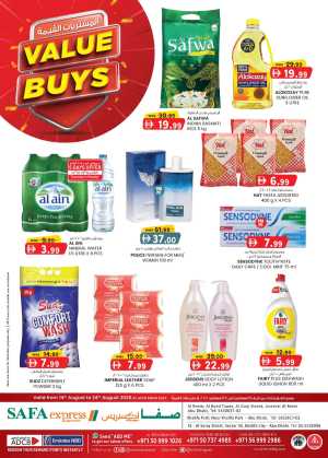 Value Buys – Best Deals for Your Money In SAFA Express Supermarket Abu Dhabi