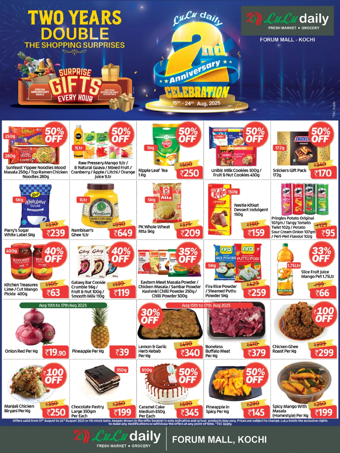 2nd Anniversary Celebration – Save Up to 50% In Lulu Hypermarket Ernakulam