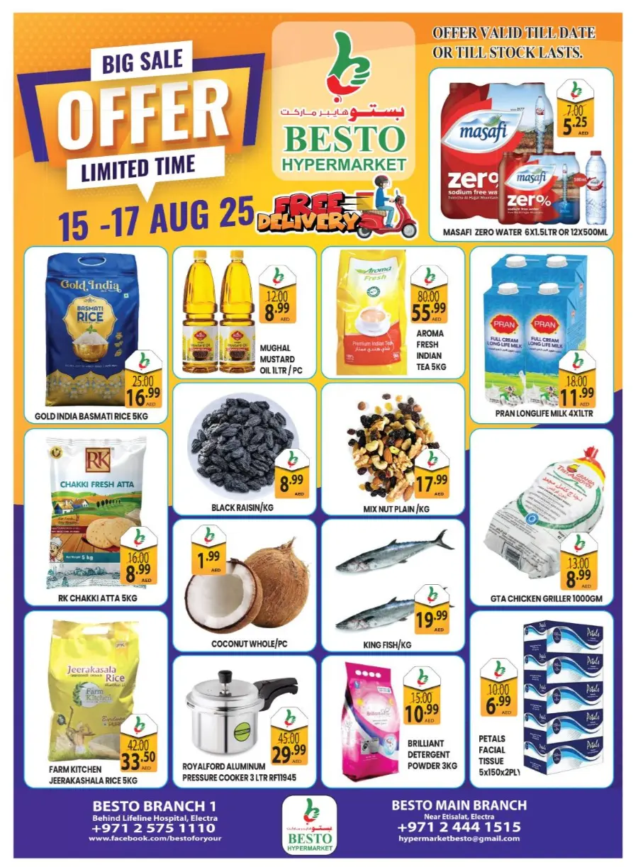 Big sale offer In Besto Hypermarket Abu Dhabi