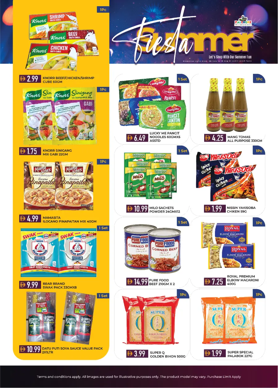 Summer fiesta In Palengke Supermarket Dubai