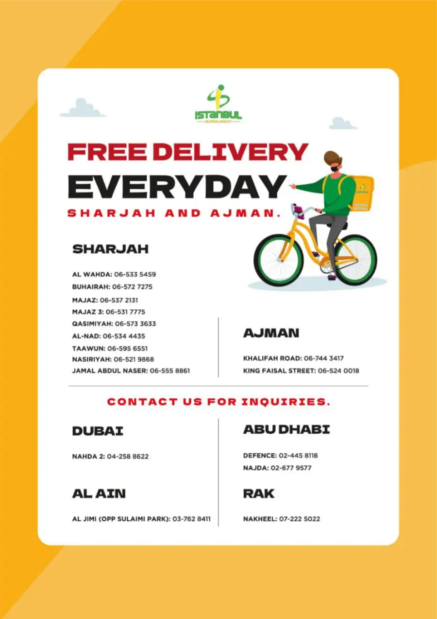 Unbeatable Great Offers – Shop Now In Istanbul Supermarket Sharjah / Ajman