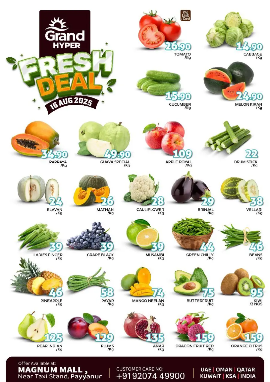 Fresh Deal In Grand Hypermarket Kannur