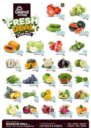 Fresh Deal In Grand Hypermarket Kannur