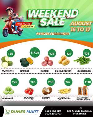 Weekend Sale In Dunes Mart Alappuzha