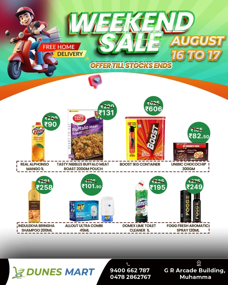 Weekend Sale In Dunes Mart Alappuzha