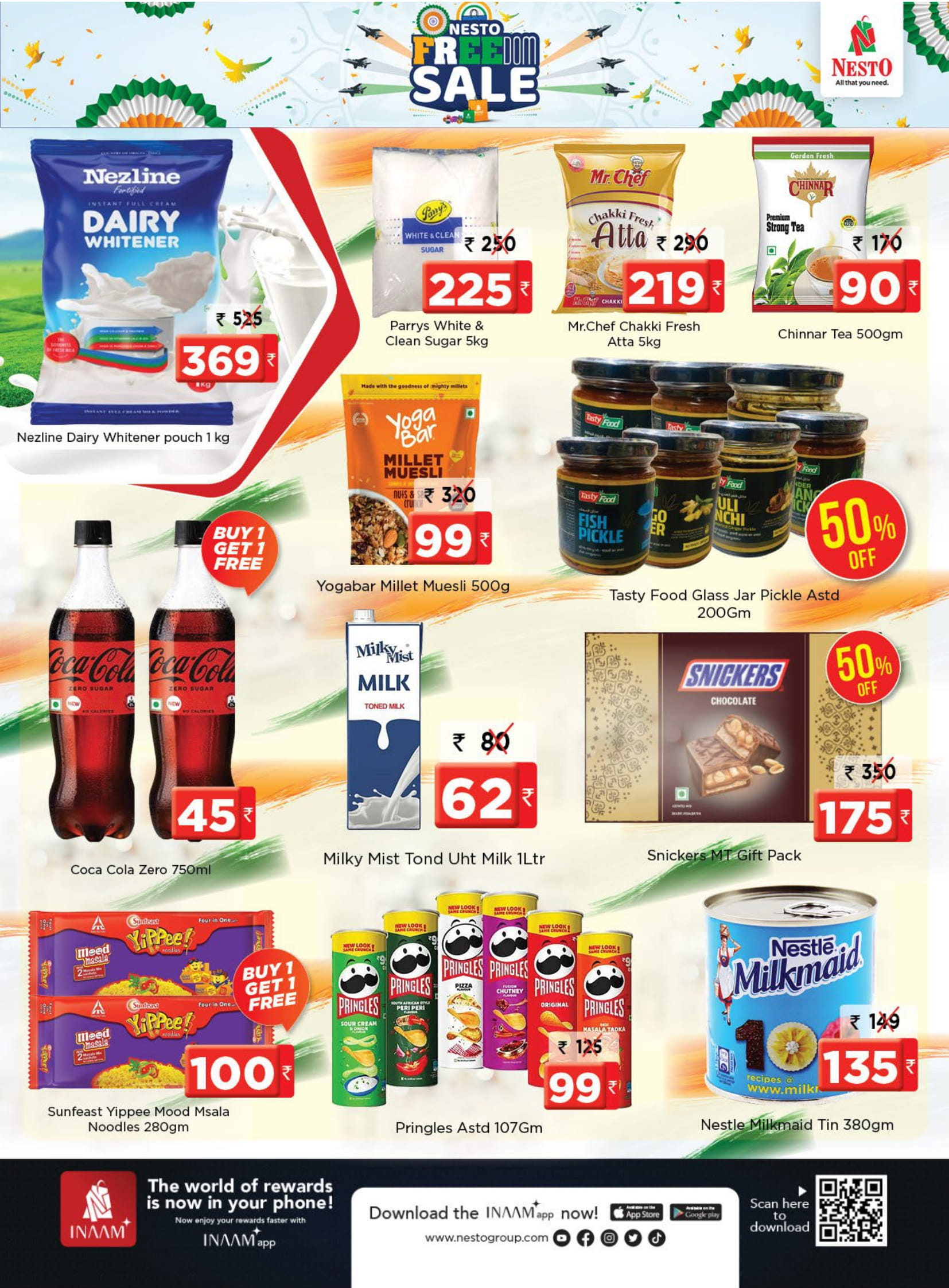 Freedom Sale – Lowest Price Deals In Nesto Hypermarket Malappuram