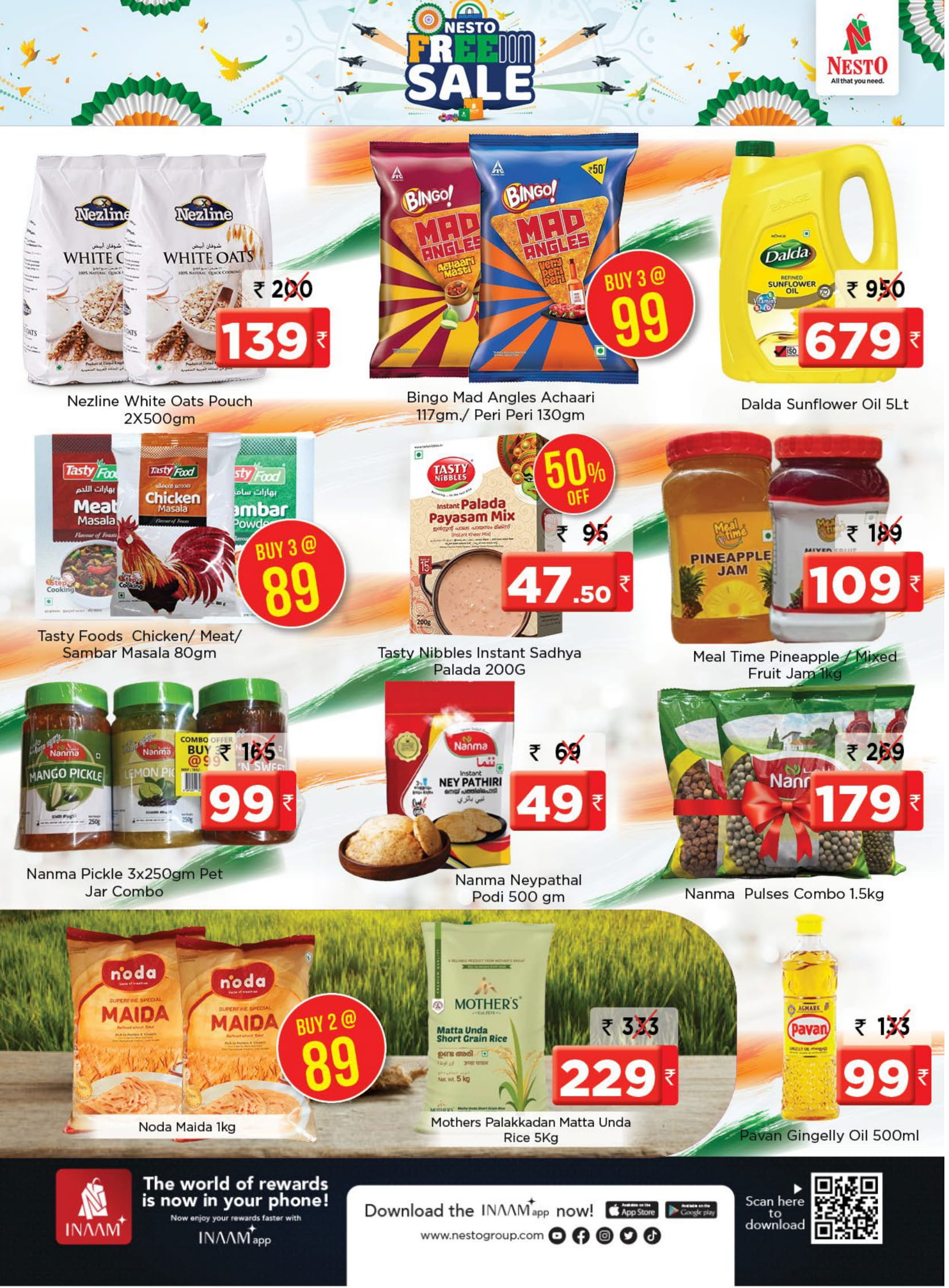 Freedom Sale – Lowest Price Deals In Nesto Hypermarket Malappuram