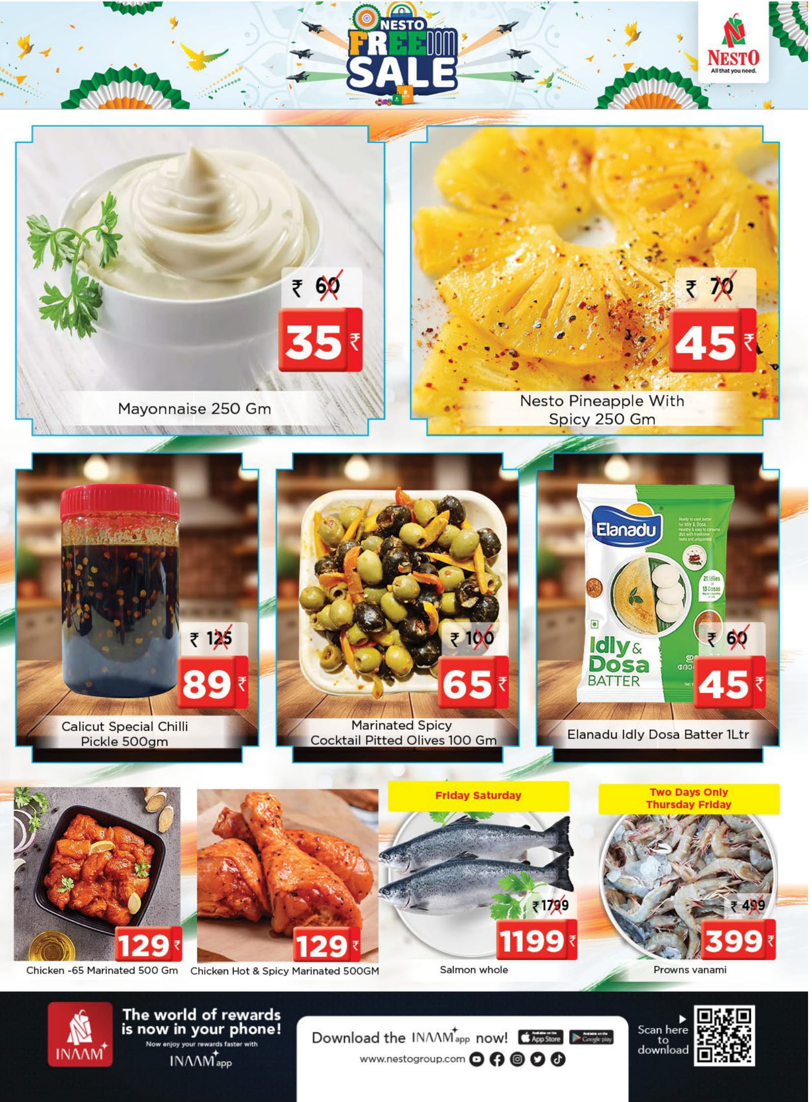 Freedom Sale – Lowest Price Deals In Nesto Hypermarket Malappuram
