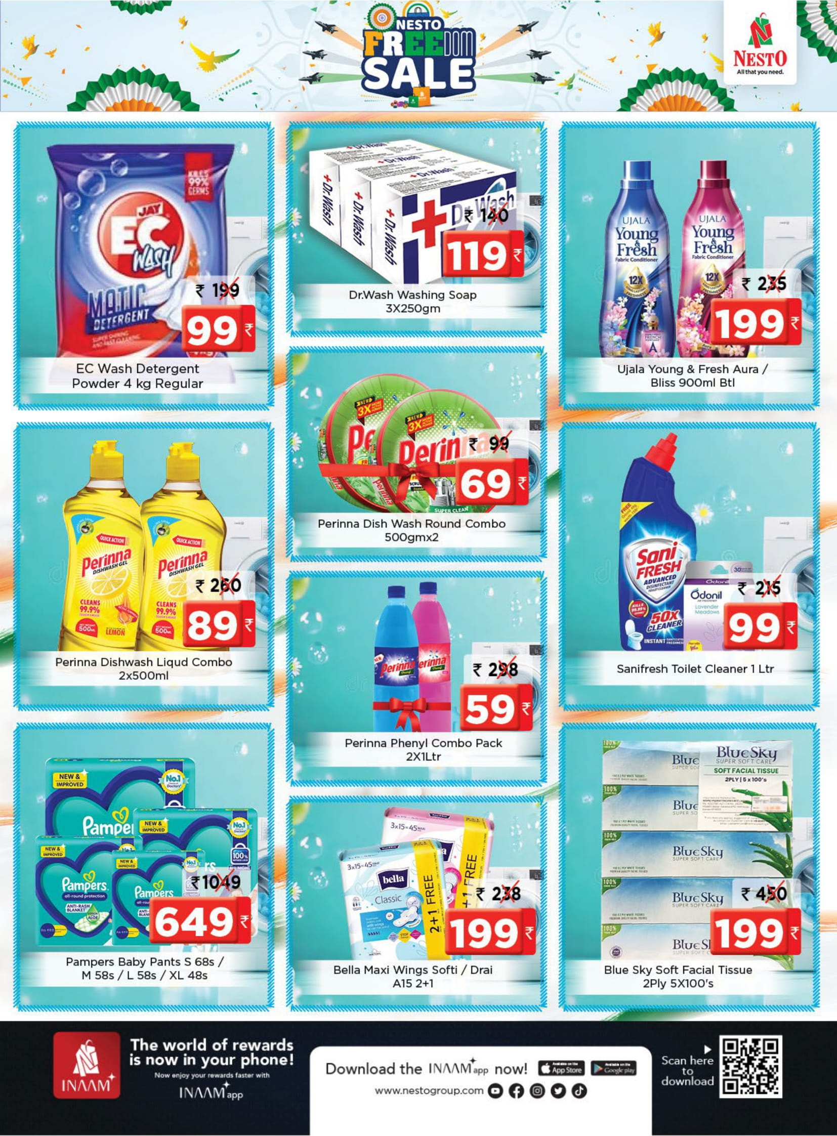 Freedom Sale – Lowest Price Deals In Nesto Hypermarket Malappuram