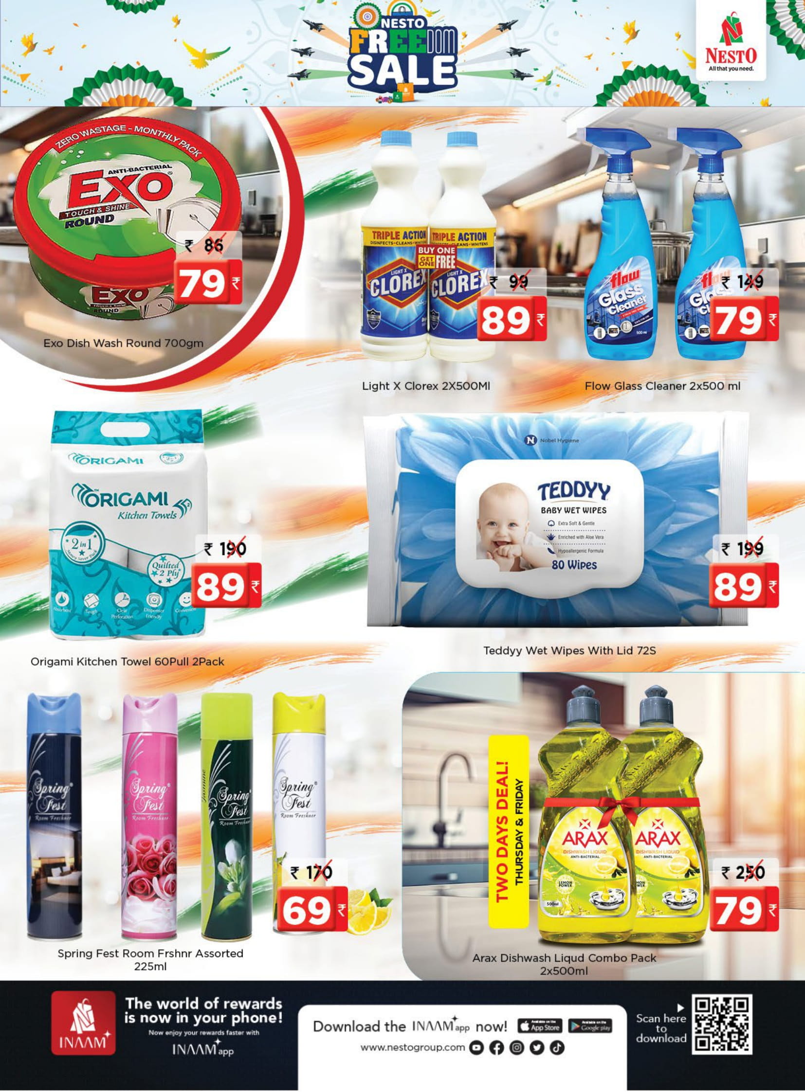 Freedom Sale – Lowest Price Deals In Nesto Hypermarket Malappuram