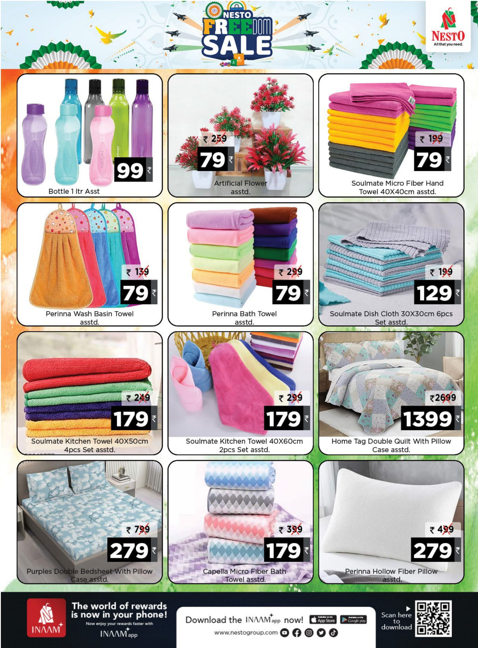 Freedom Sale – Lowest Price Deals In Nesto Hypermarket Malappuram