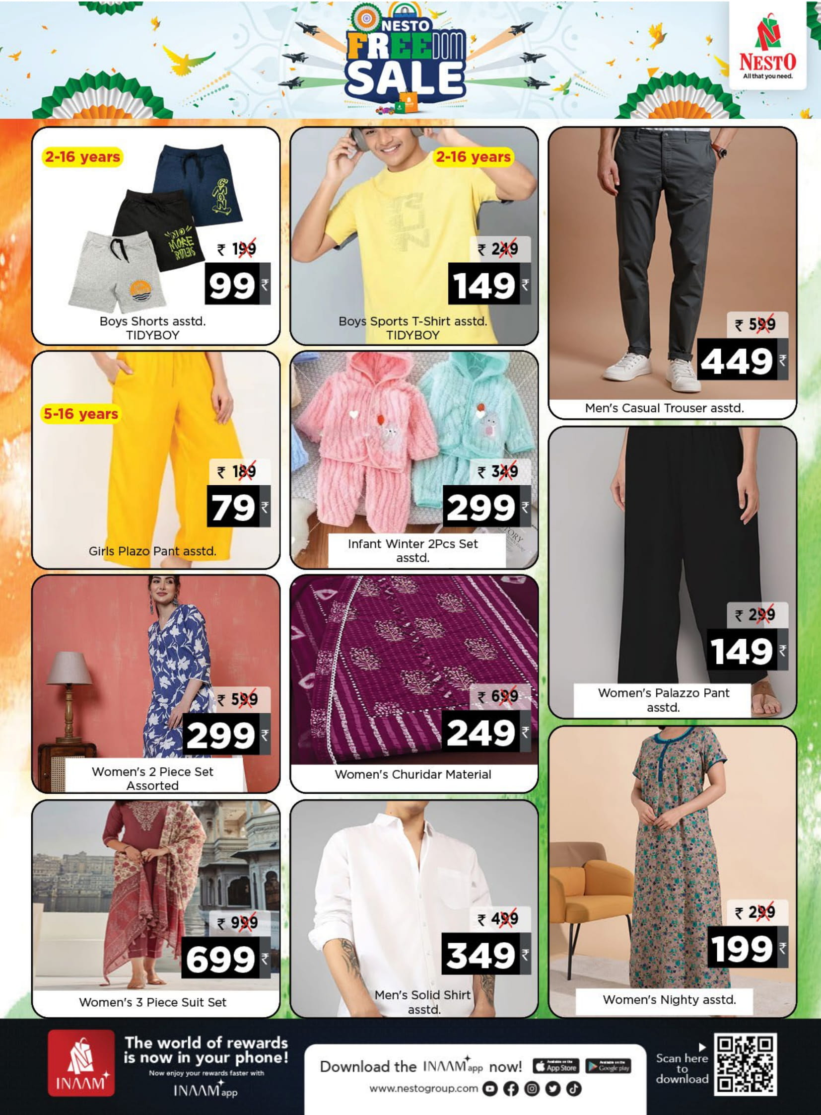 Freedom Sale – Lowest Price Deals In Nesto Hypermarket Malappuram