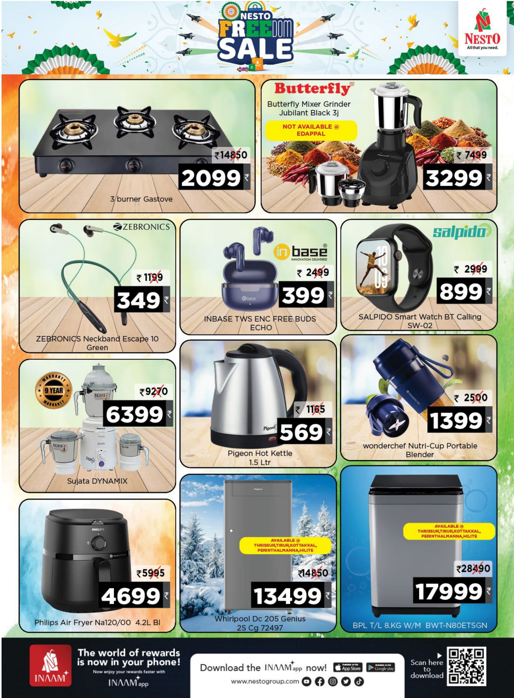 Freedom Sale – Lowest Price Deals In Nesto Hypermarket Malappuram