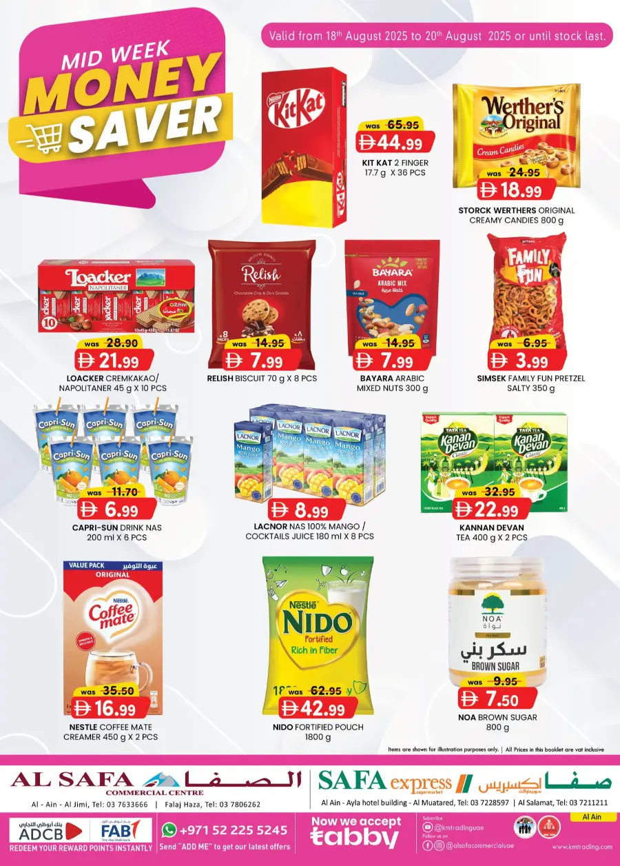 Mid Week Money Saver In SAFA Express Supermarket Al Ain