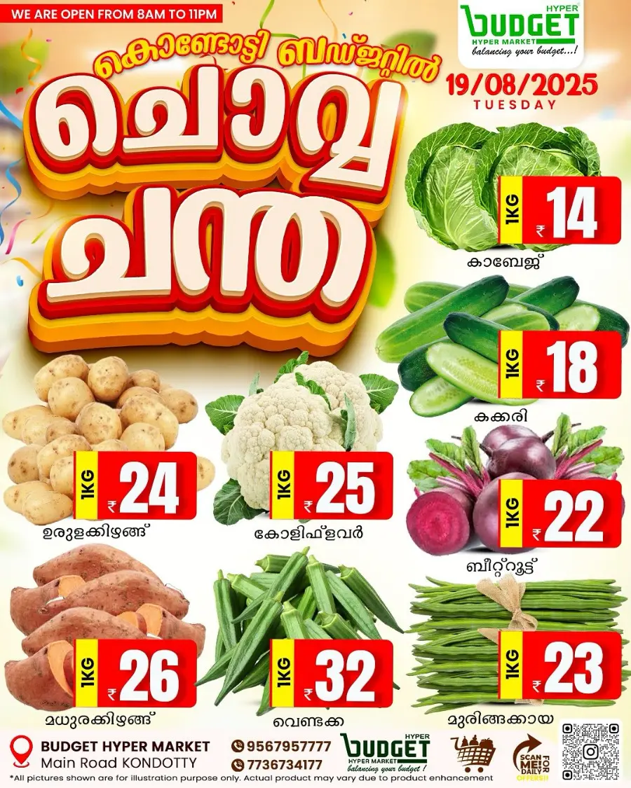 Chovva Chantha In Budget Hypermarket Malappuram