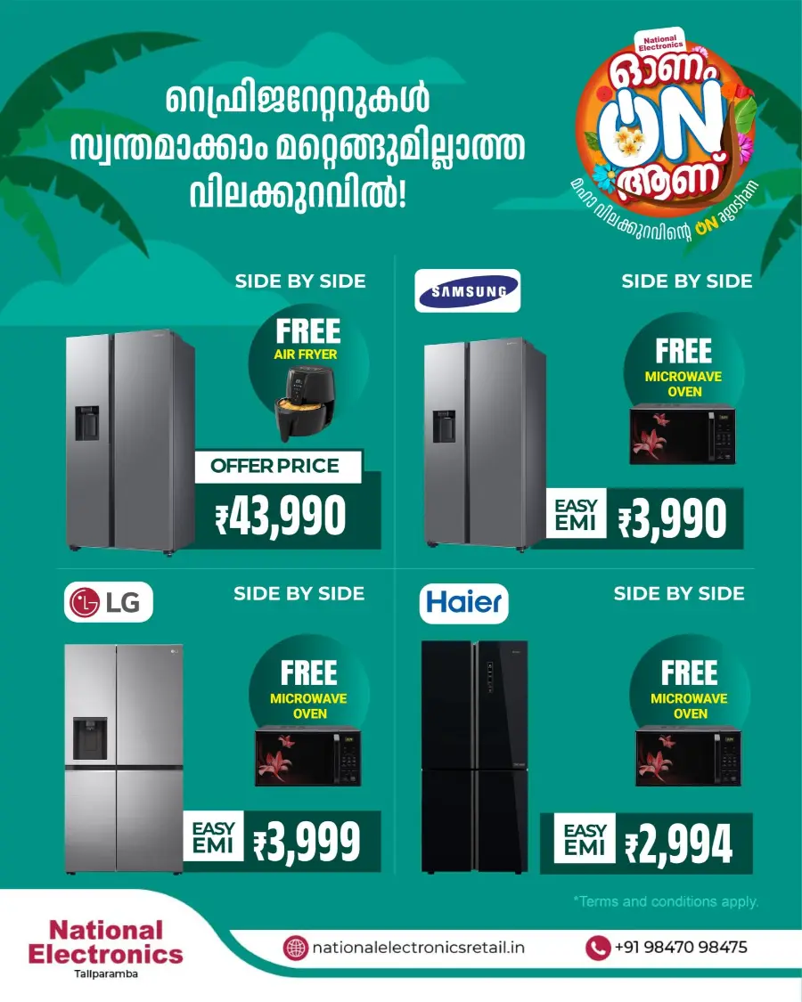 Onam Offer In National Electronics Kannur
