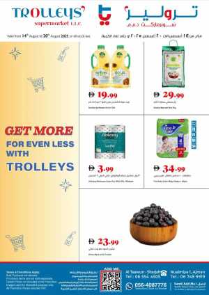 Weekly Best Offers In Trolleys Supermarket Dubai,Sharjah / Ajman