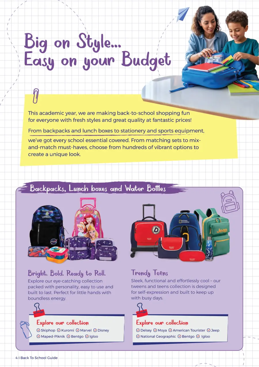 Back to School Essentials – Best Deals In Carrefour Dubai
